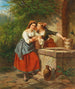 Le message d'amour - Hermann Werner — vy av konstverket