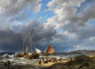 La prise fraîche - Hermanus Koekkoek l'Ancien — vy av konstverket