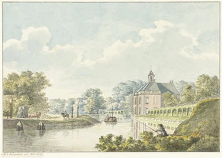 Hermanus Numan - Het Huis Rupelmonde aan de Vecht.webp