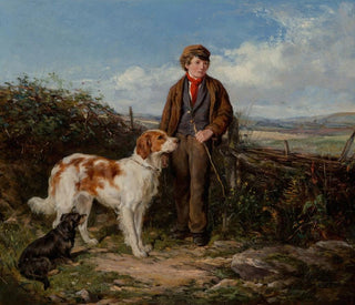 Le messager - Heywood Hardy — vy av konstverket