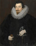 Portrait de Sir John Harrington - Hieronimos Custodis — vy av konstverket