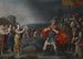 Jephthah möter sin dotter - Hieronymus Francken III — vy av konstverket