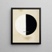 Point de vue du Bouddha sur la vie terrestre n° 3 - Hilma af Klint — inramlat konstverk på väggen