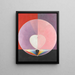 Colombes n° 2 - Hilma af Klint — inramlat konstverk på väggen