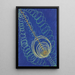 Chaos primordial n° 16 Serie WUROSEN Grupp 1 - Hilma af Klint — inramlat konstverk på väggen