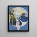 Les Grandes Peintures Figures n° 5 Groupe 3 - Hilma af Klint — inramlat konstverk på väggen