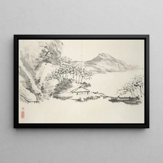Hine Taizan - Album of Fifteen Ink Paintings Pl10.webp