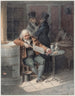 La lecture de la Gazette - Hippolyte Bellangé — vy av konstverket