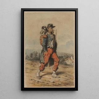 Hippolyte Bellang - Soldier with Dog.webp