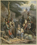 Le bivouac - Hippolyte Bellangé — vy av konstverket
