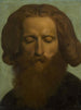 Tête d'homme barbu - Hippolyte Flandrin — vy av konstverket