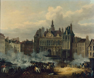 Hippolyte Lecomte - Assaut de lhtel de ville le 28 juillet 1830.webp