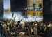 strid på Rohan-gatan den 29 juli 1830 - Hippolyte Lecomte — vy av konstverket