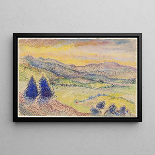 Hippolyte Petitjean - A Broad Valley at Sunset.webp