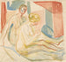 man och kvinna sittande - Edvard Munch — vy av konstverket