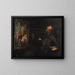La mise au tombeau - Honoré Daumier — inramlat konstverk på väggen