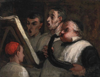 Honor Daumier - Le Lutrin the Lectern.webp