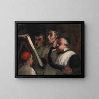 Honor Daumier - Le Lutrin the Lectern.webp