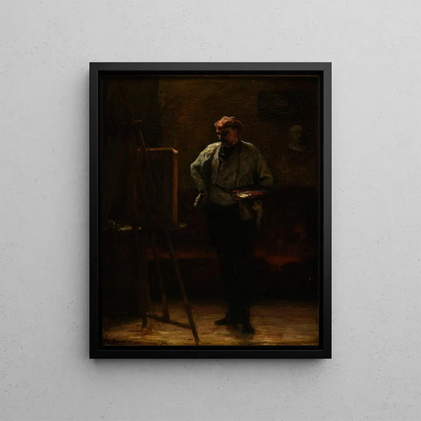 Le Peintre - Honoré Daumier — inramlat konstverk på väggen