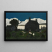 Cabane dans le coton - Horace Pippin — inramlat konstverk på väggen
