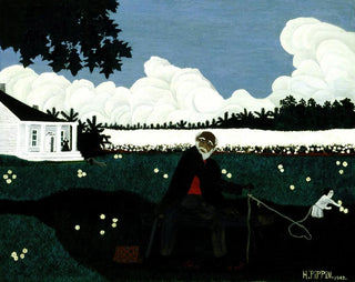 Vieux Joe Noir - Horace Pippin — vy av konstverket