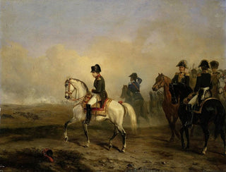 Horace Vernet - Keizer Napoleon I en zijn staf te paard.webp