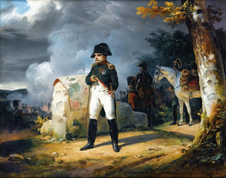 Napoleon i Charleroi, juni 1815 - Horace Vernet — vy av konstverket