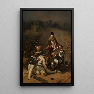 Horace Vernet - Priest blessing soldiers.webp