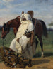 Le chasseur de lions - Horace Vernet — vy av konstverket