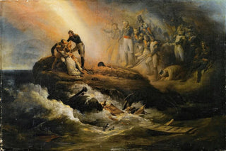 Horace Vernet - The Tomb Of Napoleon In SainteHelene Or The Apotheosis Of Napoleon.webp