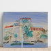 Reproduktion av målningen av hotellet i Cannes - Raoul Dufy