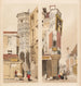 Hôtel de la Trémouille rue des Bourdonnais och Vieux rue du Temple i Paris - Thomas Shotter Boys — vy av konstverket