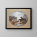 Caprice architectural - Hubert Robert — inramlat konstverk på väggen