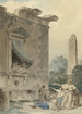 Dames charitables - Hubert Robert — vy av konstverket