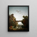 Vue fantastique sur Tivoli - Hubert Robert — inramlat konstverk på väggen