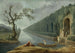 en trädgårdsscen med en kanal - Hubert Robert — vy av konstverket