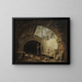 La violation des caveaux des rois dans la basilique de Saint-Denis en octobre 1793 - Hubert Robert — inramlat konstverk på väggen