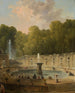 Lavandières dans un parc - Hubert Robert — vy av konstverket