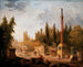 Le Jardin du musée des monuments français ancien couvent des Petits-Augustins - Hubert Robert — vy av konstverket