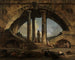 Vue fantasifull romersk - Hubert Robert — vy av konstverket