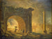 Ruins romaines - Hubert Robert — vy av konstverket