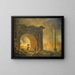 Ruins romaines - Hubert Robert — inramlat konstverk på väggen
