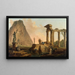 Ruins romaines - Hubert Robert — inramlat konstverk på väggen