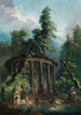 Le Bassin de baignade - Hubert Robert — vy av konstverket