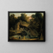 Les bains d'Apollon à Versailles - Hubert Robert — inramlat konstverk på väggen