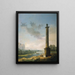 La colonne - Hubert Robert — inramlat konstverk på väggen