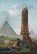 La Farandole parmi les monuments égyptiens - Hubert Robert — vy av konstverket