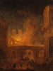 Hôtel-Dieu-branden i Paris - Hubert Robert — vy av konstverket