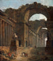 Les Fontaines - Hubert Robert — vy av konstverket