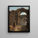 Les Fontaines - Hubert Robert — inramlat konstverk på väggen